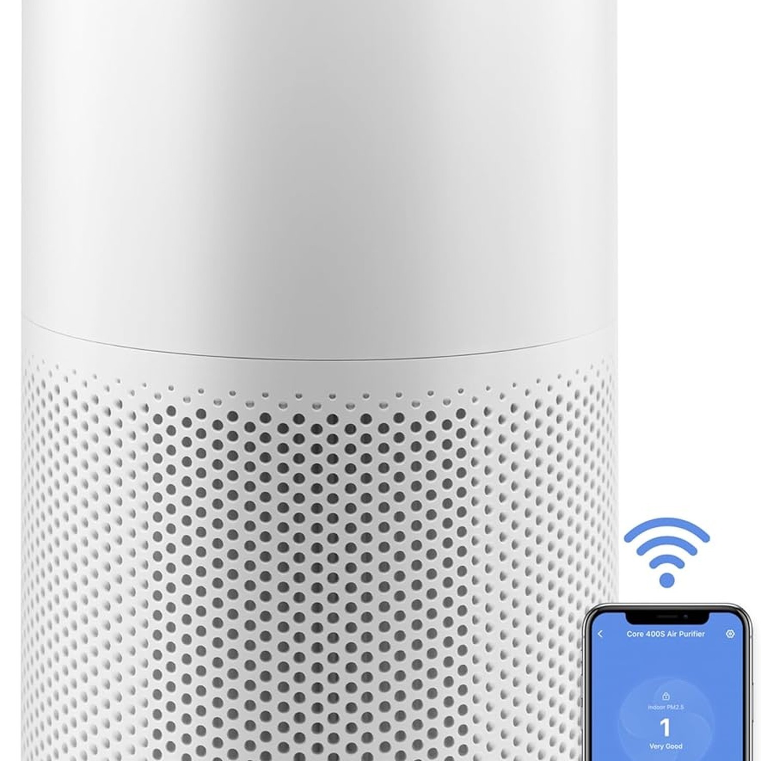 Levoit Core 400S Smart True HEPA Air Purifier for Large Rooms