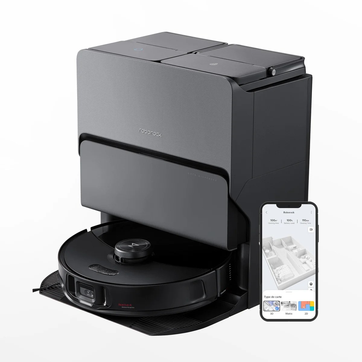 Roborock S8 MaxV Ultra Robot Vacuum and Mop with Self-Washing Dock